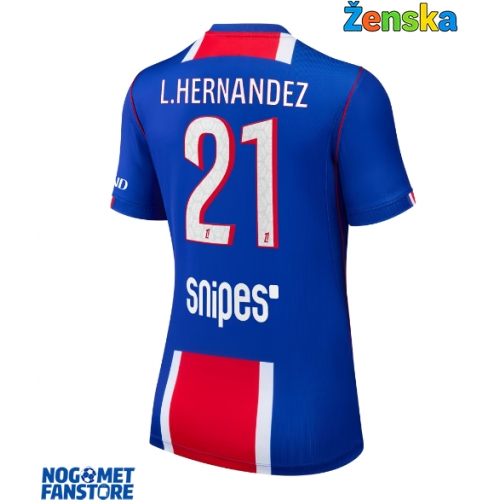 Paris Saint-Germain Lucas Hernandez #21 Domaci Dres za Ženska 2026-27 Kratak Rukav